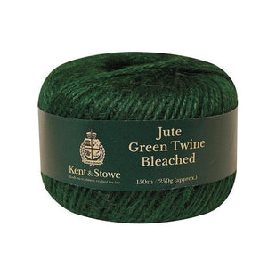 Kent & Stowe Jute Twine Bleached Green 150m (250g) Kent & Stowe - RockBottom Northampton