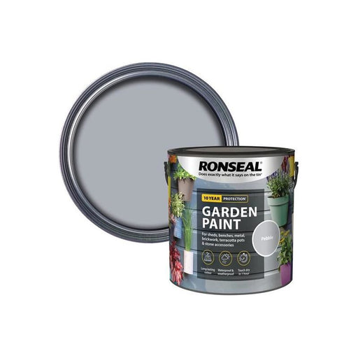 Ronseal Garden Paint Pebble 2.5 litre Ronseal - RockBottom Nothampton