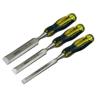 Stanley® Hand Tools FatMax® Bevel Edge Chisel with Thru Tang Set, 3 Piece STANLEY® Hand Tools - RockBottom Nothampton