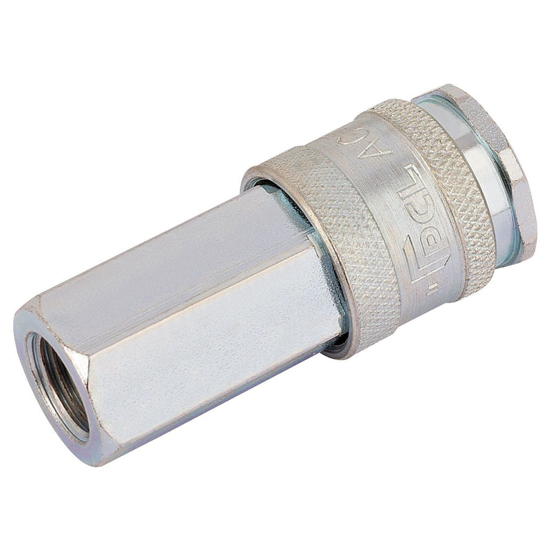 Draper 1/4" BSP Parallel Euro Coupling Female Thread (Sold Loose) Draper - Town Tools