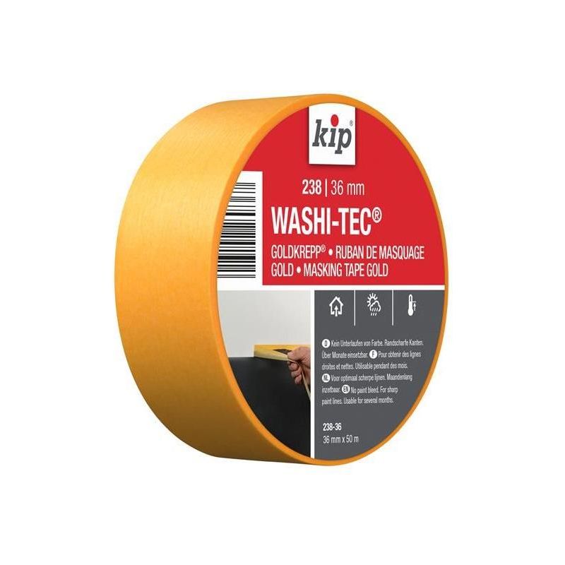 Kip® 238 Premium WASHI-TEC® Masking Tape 36mm x 50m KIP® - RockBottom Northampton