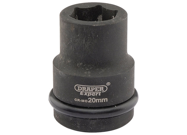 Draper Expert HI-TORQ 6 Point Impact Socket, 3/4" Sq. Dr., 20mm Draper - Town Tools 