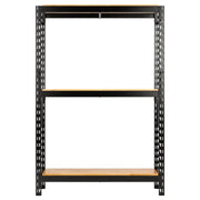 Bunker 14 Piece Modular 3 Tier Racking with Hardwood Shelving, 1500mm Draper - Town Tools