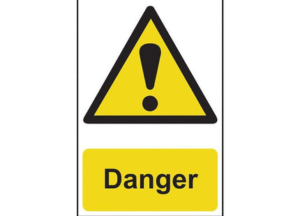 Scan Danger - PVC Sign 200 x 300mm Scan - RockBottom Nothampton