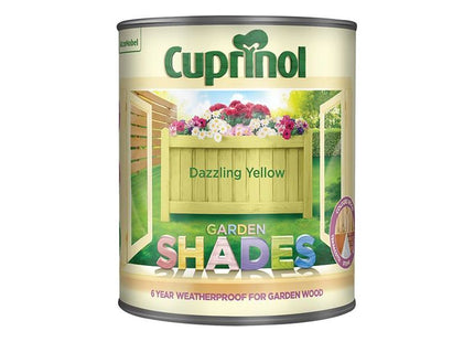 Cuprinol Garden Shades Dazzling Yellow 1 litre Cuprinol - RockBottom Northampton