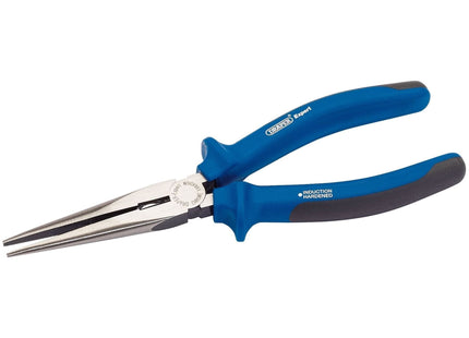 Draper Heavy Duty Soft Grip Long Nose Pliers, 200mm 68888 Draper - Town Tools 