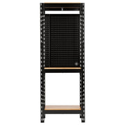 Bunker 17 Piece Modular 3 Tier Racking with Hardwood Shelving and Pegboards, 750mm Draper - Town Tools