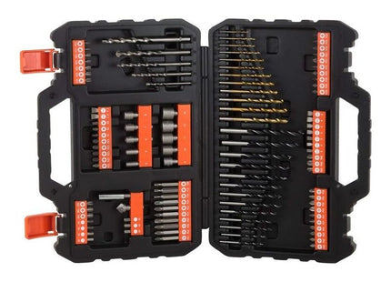 Black + Decker A7200 Mixed Drilling and Screwdriving Set 109 Piece BLACK + DECKER - RockBottom Northampton
