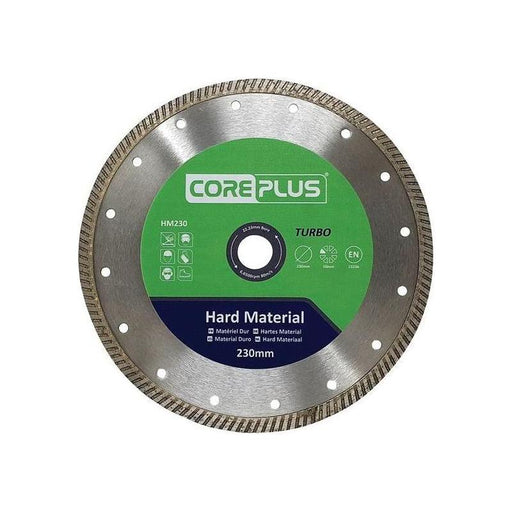 Coreplus HM230 Hard Material Turbo Diamond Blade 230mm CorePlus - RockBottom Northampton