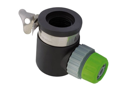 Draper 90&deg; Right Angle Lock on Tap Connector 24919 Draper - Town Tools 