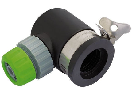 Draper 90&deg; Right Angle Lock on Tap Connector 24919 Draper - Town Tools 