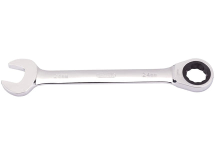 Draper Metric Ratcheting Combination Spanner, 24mm 31023 Draper - Town Tools 