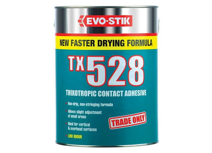 Evo-Stik TX528 Thixotropic Contact Adhesive 5 Litre EVO-STIK - RockBottom Northamptin