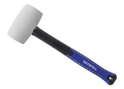 Faithfull White Fibreglass Mallet 24oz Faithfull - RockBottom Northampton