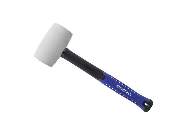 Faithfull White Fibreglass Mallet 24oz Faithfull - RockBottom Northampton