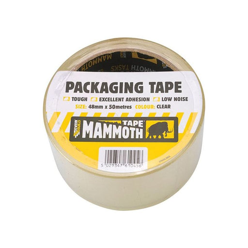 Everbuild Sika Retail/Labelled Packaging Tape 48mm x 50m Clear Everbuild Sika - RockBottom Northamptin