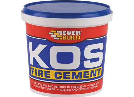 Everbuild Sika KOS Fire Cement Black 1kg Everbuild Sika - RockBottom Northamptin