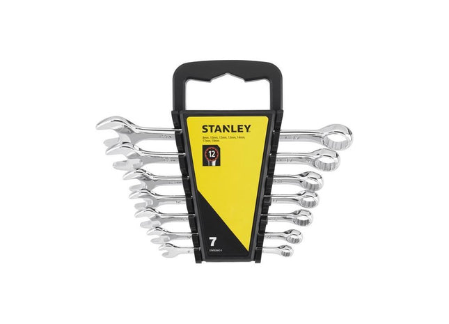 Stanley® Hand Tools Combination Wrench Set, 7 Piece STANLEY® Hand Tools - RockBottom Nothampton