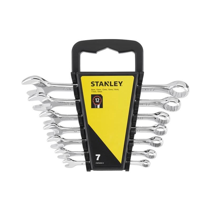 Stanley® Hand Tools Combination Wrench Set, 7 Piece STANLEY® Hand Tools - RockBottom Nothampton