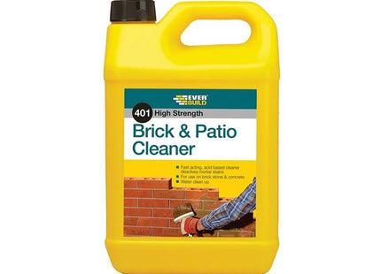 Everbuild Sika 401 Brick & Patio Cleaner 5 litre Everbuild Sika - RockBottom Northamptin