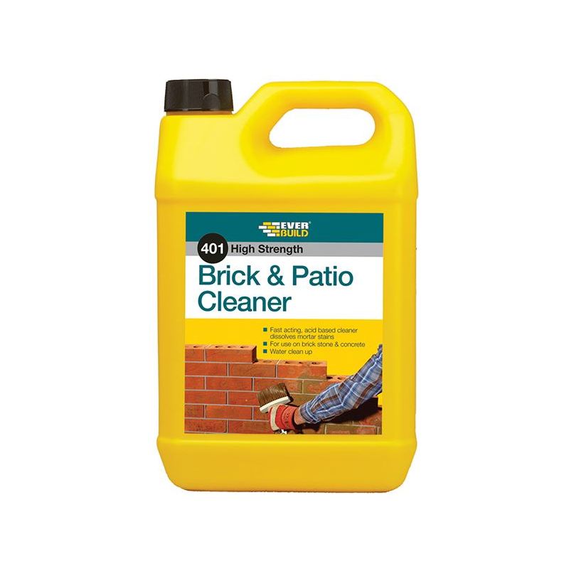 Everbuild Sika 401 Brick & Patio Cleaner 5 litre Everbuild Sika - RockBottom Northamptin