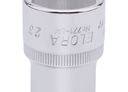 Draper Elora Hexagon Socket, 1/2" Sq. Dr., 23mm 15312 Draper - Town Tools 