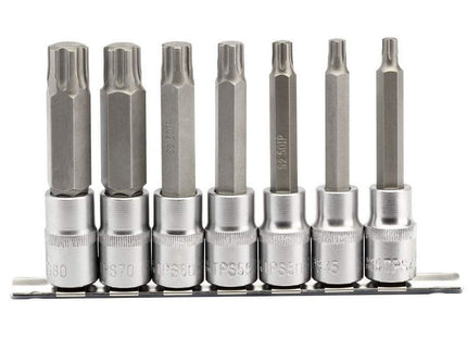 Draper TX-STAR Plus Socket Bit Set, 1/2" Sq. Dr., 100mm (7 Piece) Draper - Town Tools 