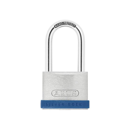 Abus Mechanical 40mm Silver Rock™ 5 Padlock Long Shackle 40mm ABUS Mechanical - RockBottom Northampton 