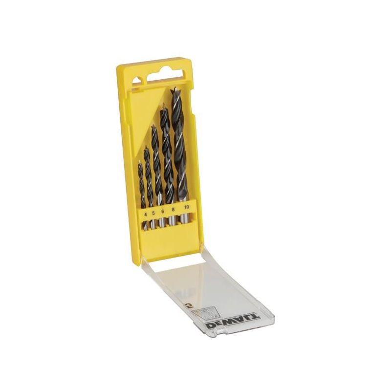 Dewalt Power Tools Brad Point Drill Bit Set, 5 Piece DeWALT Power Tools - RockBottom Northampton
