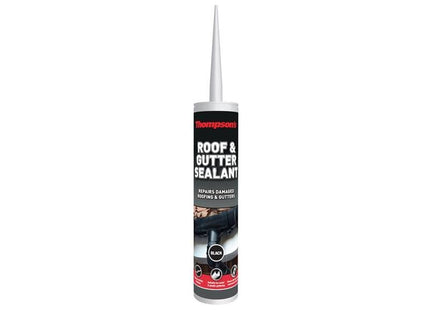Ronseal Thompson's Roof & Gutter Sealant Black 310ml Ronseal - RockBottom Nothampton