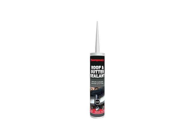 Ronseal Thompson's Roof & Gutter Sealant Black 310ml Ronseal - RockBottom Nothampton