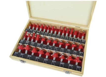 Faithfull 1/2in TCT Router Bit Set, 35 Piece Faithfull - RockBottom Northampton