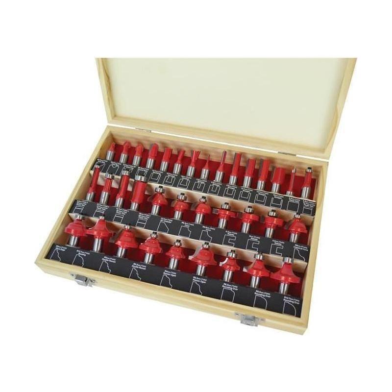Faithfull 1/2in TCT Router Bit Set, 35 Piece Faithfull - RockBottom Northampton
