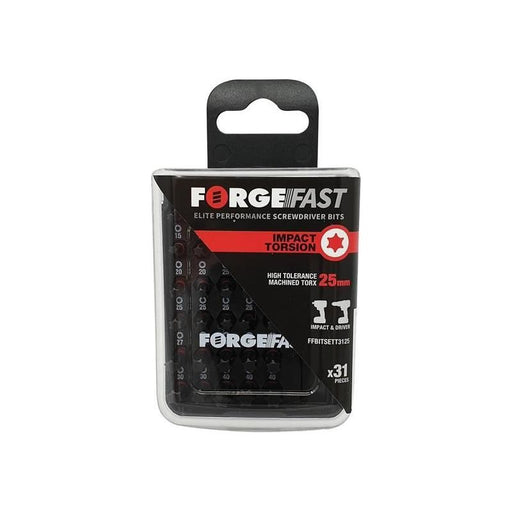 Forgefix ForgeFast TORX® Compatible Impact Bit Set, 31 Piece ForgeFix - RockBottom Northampton
