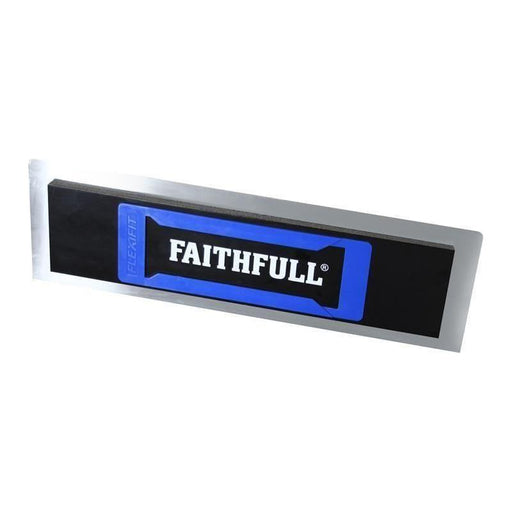 Faithfull Stainless Steel Flexifit Trowel with Foam 18in Faithfull - RockBottom Northampton