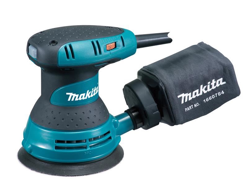 Makita BO5031 125mm Random Orbital Sander 300W 240V Makita - RockBottom Northampton 
