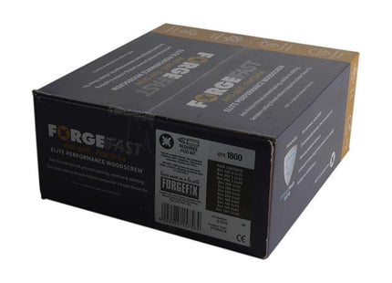 Forgefix ForgeFast Pozi Compatible Wood Screw Forge Pack 1800 Piece ForgeFix - RockBottom Northampton