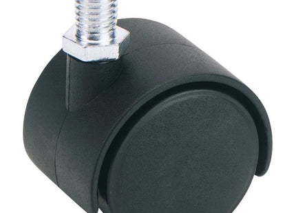 Draper Twin Nylon Bolt Castor, 40mm Diameter, S.W.L. 25kg 65464 Draper - Town Tools 