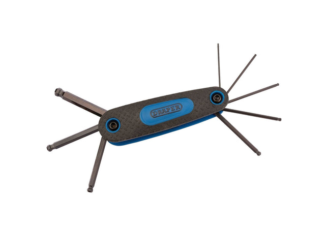 Draper Ball End Metric Hex. Key Set (8 Piece) 33837 Draper - Town Tools 