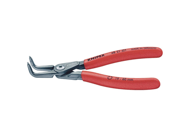 Draper Knipex 48 21 J21 90&deg; Internal Straight Tip Circlip Pliers, 19 - 60mm Draper - Town Tools 