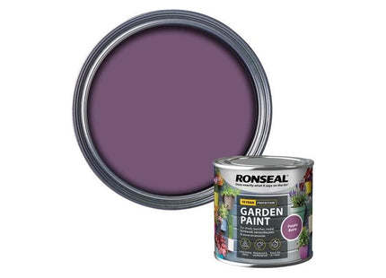 Ronseal Garden Paint Purple Berry 250ml Ronseal - RockBottom Nothampton