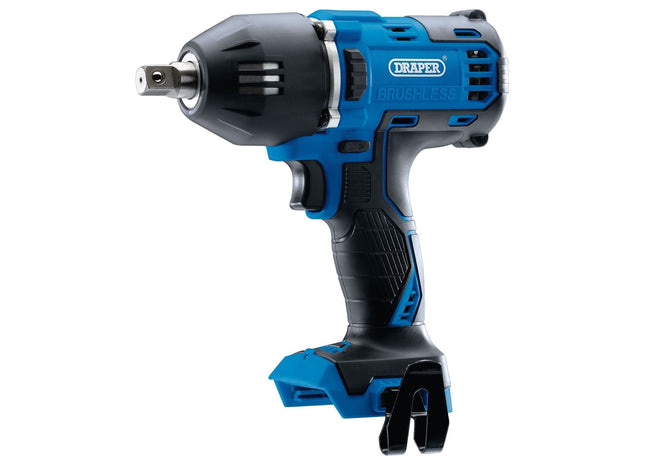 Draper D20 20V Brushless Mid-Torque Impact Wrench, 1/2" Sq. Dr., 400Nm (Sold Bar Draper - Town Tools 