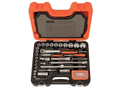 Bahco S95 1/4in & 1/2in Drive Socket & Mech Set, 95 Piece Bahco - RockBottom Northampton