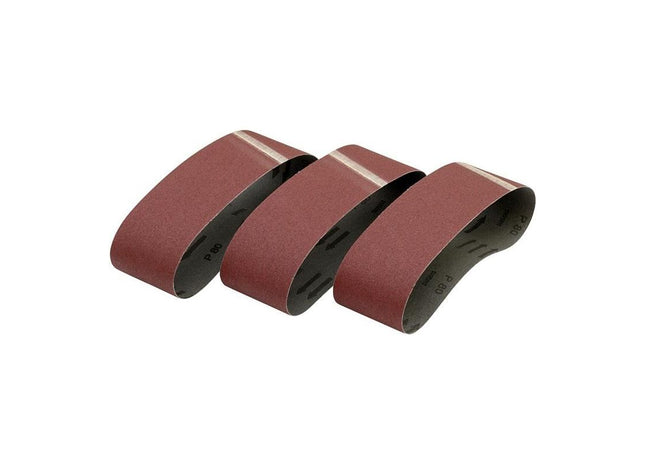Dewalt Power Tools Sanding Belt 533 x 75mm 80G Pack of 3 DeWALT Power Tools - RockBottom Northampton