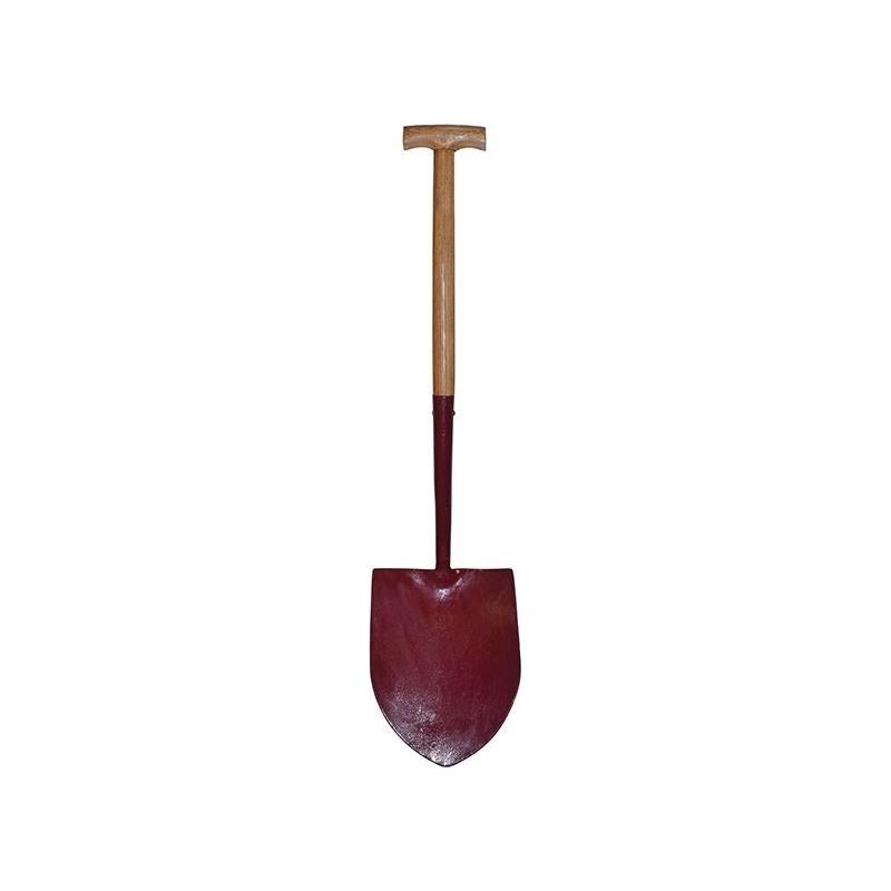 Faithfull Solid Socket Shovel Round No.2 T-Handle Faithfull - RockBottom Northampton