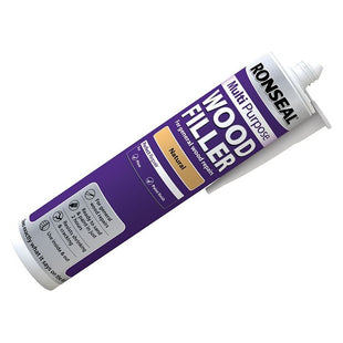 Ronseal Multipurpose Wood Filler Cartridge Natural 310ml Ronseal - RockBottom Nothampton