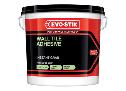 Evo-Stik Instant Grab Wall Tile Adhesive 10 litre EVO-STIK - RockBottom Northamptin