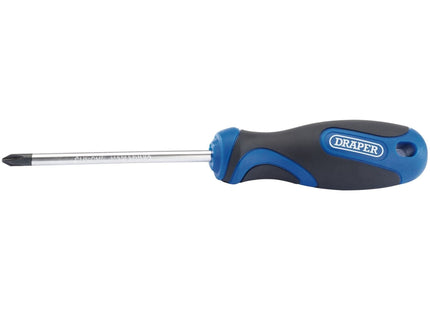Draper Soft Grip Cross Slot Screwdriver, No.2 x 100mm 48932 Draper - Town Tools 