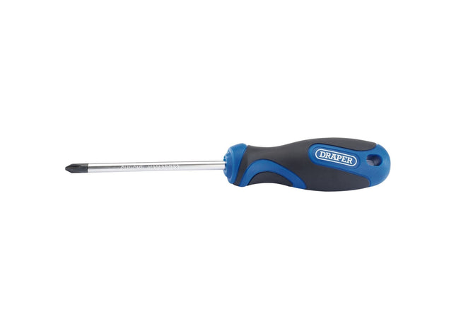 Draper Soft Grip Cross Slot Screwdriver, No.2 x 100mm 48932 Draper - Town Tools 