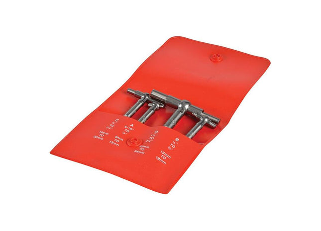 Starrett S579GZ Telescopic Gauge Set, 4 Piece 8-54mm Starrett - RockBottom Nothampton